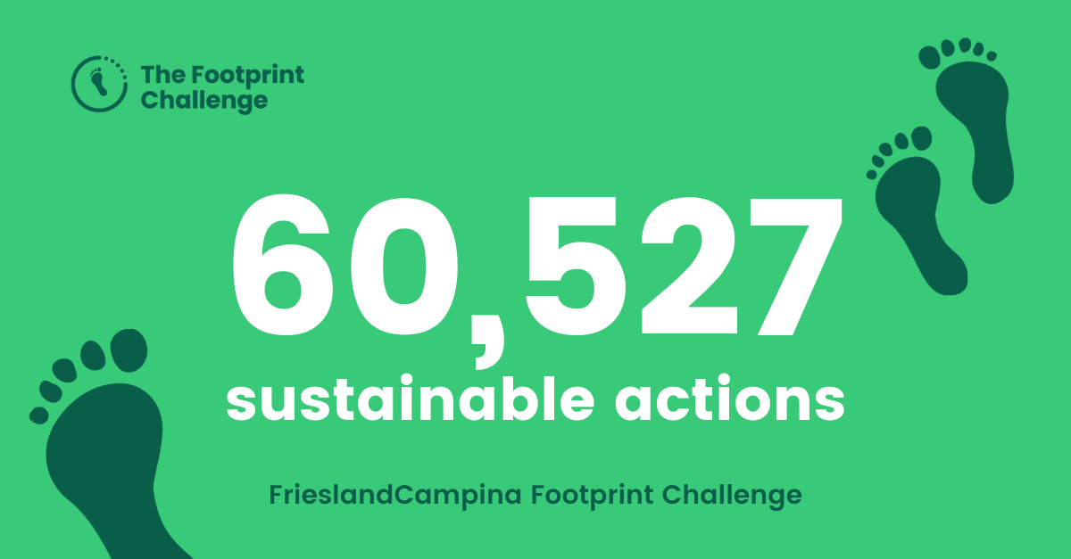 sustainable actions FrieslandCampina Footprint Challenge